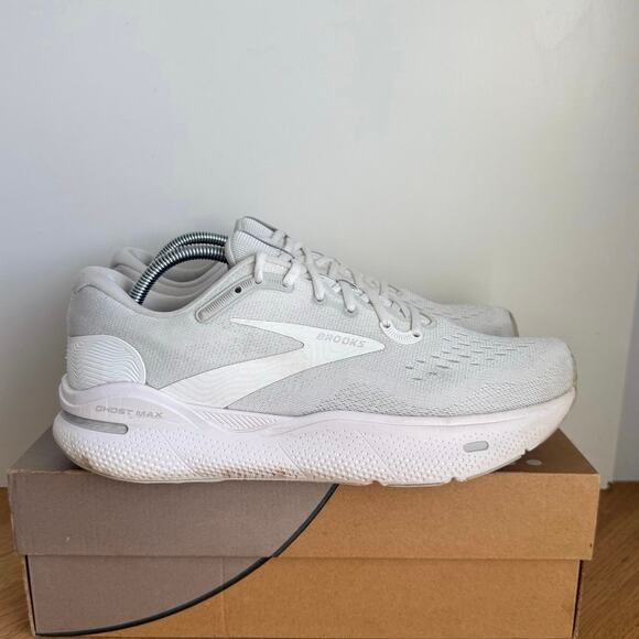 Brooks Ghost Max White Men Running Sneakers - SZ 10.5 main image 7